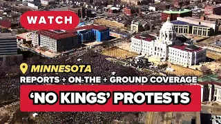 Full coverage 4 hours of No Kings rally at the Minnesota State Capitol in St Paul