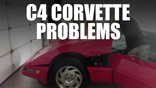 1994 C4 Corvette Problems Rattling Noise Loose Screws Cracked Plastic Hood Release More