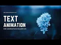CSS Text Background Clip Animation CSS Animation Examples