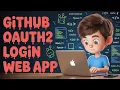 Node js Express Github OAuth2 Project to Login With Github Using Access Token Sessions in Browser