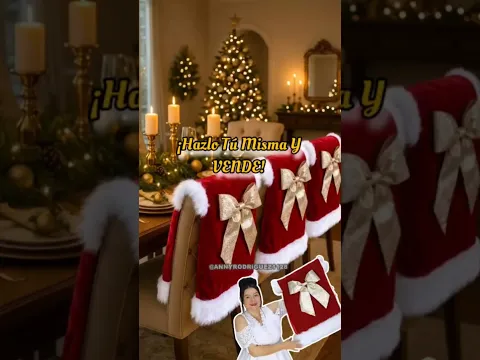 ¡Así Se Hace Fundas o cubresillas para Navidad!