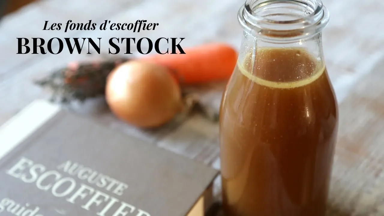 How To Make a Brown Beef Stock From Scratch (Using Escoffier