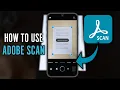 How to Use Adobe Scan App 2025 - Using the Best Document Scanning App