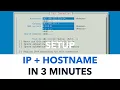 Setup the IP Address and Hostname in Linux - Guide