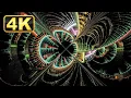 4K Multiverse Travel with Calming Music 1 Hour Fractals Screensaver Relaxing for Meditation