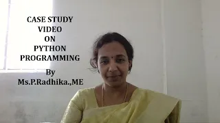 Case Study on Integer Addition Python Programming SNS Institutions