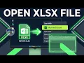 How to Open XLSX File on Windows