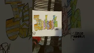 Here I colored in this Juneteenth coloring page