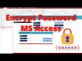 Master MS Access Password Encryption - Tutorial for Beginners Advanced Learners Part 2