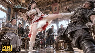 2026必看武俠電影！醉酒惡霸欺負倒酒小妹，殊不知她是隱藏高手，一腳橫掃十大惡霸！ ⚔️ 功夫 | Kung Fu | 武打 | 反差 | 武俠 | 動作電影