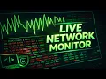 Live Network Monitor Real-Time Traffic Visualization HTML CSS JS