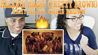 remy ma melanin magic pretty brown video ft chris brown reaction