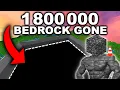 How I Broke 1 800 000 Bedrock In Survival Minecraft