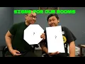 Making foam board signs our first