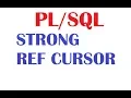 Tutorial Strong Ref Cursor in Dynamic Cursors