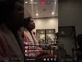Summer walker Drown in my Love IG live- 2/2/24 Serenading us to sleep