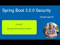 Spring Boot 3 Security - Oauth2