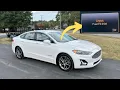 2013-2020 Ford Fusion Check fuel fill inlet warning