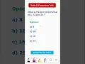 How To Find Third Proportional Ratio And Proportion Tricks