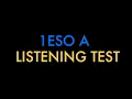 Listening Test Unit 8
