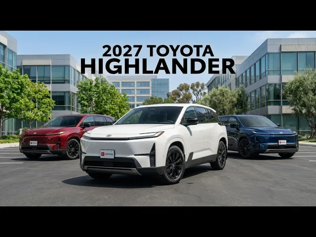2027 Toyota Highlander EV: A Three-Row Game-Changer Arrives With Over 300 HP