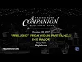 “Preludio” from Violin Partita No.3 In E Major - Hilary Hahn - 10/28/2017