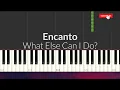 What Else Can I Do? - Encanto EASY Piano Tutorial + Lyrics