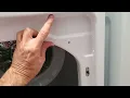GE Dryer disassembly and vent cleaning Hampster Nest of Lint
