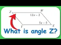 Find the Missing Angles in Any Parallelogram