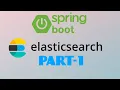 Spring Data Elasticsearch Part 1 Creating Spring Boot project and installing Elasticsearch