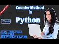 Counter Method in Python to Count The Occurrences of elements in a List