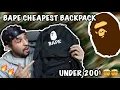 I Brought The Cheapest Bape Backpack From Stockx