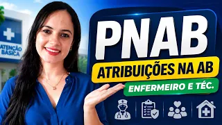 PNAB 2021 | Atribuições do Enfermeiro e Téc. de Enfermagem na Atenção Básica (Profª Juliana Mello)