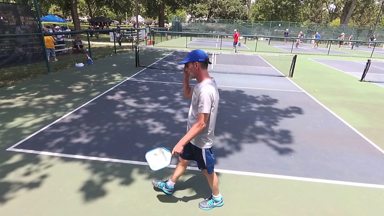 [Seeded] Jeff Miller vs Christopher Wong - Mens 4.5 Singles Scheels Pickleball Classic 2017