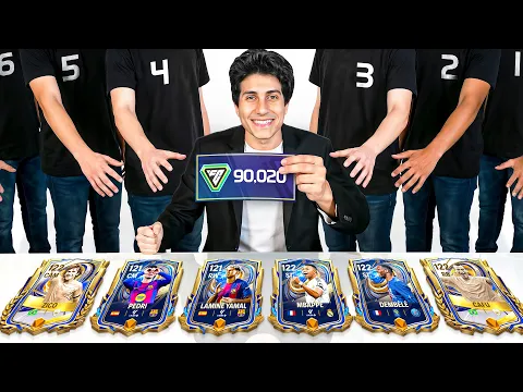 Video Thumbnail: بمناسبة ال6 مليون فاجأت 6 متابعين ب90,020 بوينت