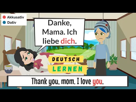 Download MP3 Deutsch lernen | German Dialoges for beginners | Deutsch A2 - B1 - Tochter hat Fieber