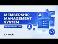 Membership Management System in PHP with source code - SA Tech