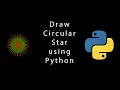 Let s Draw Circular Star using Python Turtle