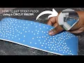 How to cut Sticky Flock Etsy Rhinestone Template CRICUT Maker