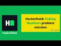 HackerRank Picking Numbers problem solution in Python programming Programmingoneonone