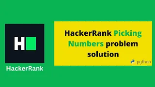HackerRank Picking Numbers problem solution in Python programming Programmingoneonone