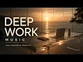 Deep Work Ocean Waves - Focus Music for Productivity Study