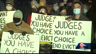 KC Tenants protests evictions outside another Jackson County judge s home