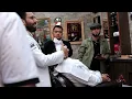 ITALIAN SHAVE PROFESSIONAL TRAINING BY DANILO ALFONSO AT NYC MODERN BARBER SHOP MUSEUM
