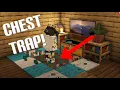 How to make a CHEST TRAP in Minecraft