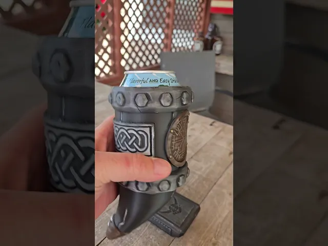 Viking Horn Can Koozie - Viking Runes video thumbnail
