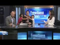Anchor reporter Tom Murphy leaving Eyewitness News