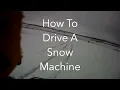 How To Snow Machine