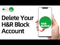 How to Delete Your H R Block Account Online 2025