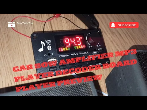 Download MP3 Car 80W Amplifier MP3 Player Decoder Board player preview